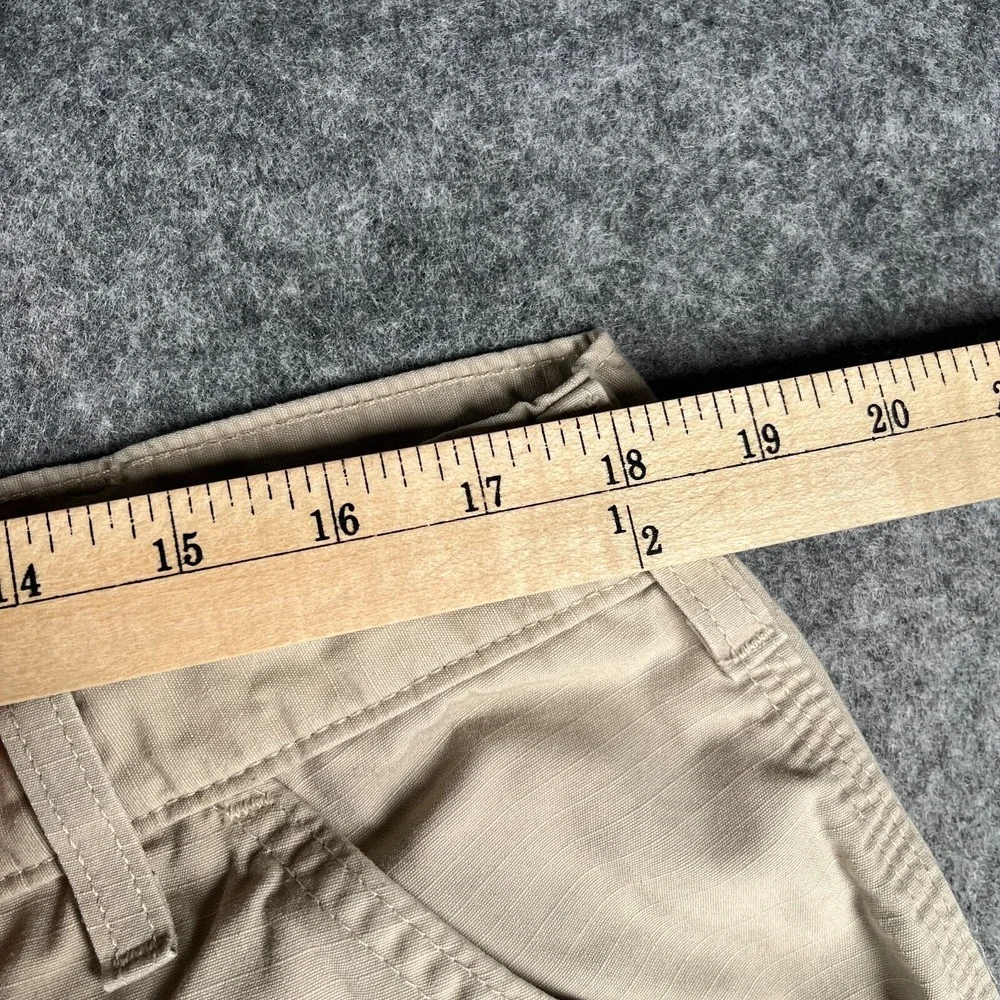 Carhartt Pants Men's 38x30 Dungaree Fit Beige Work‎ Pants Stretch